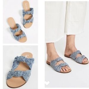 Splendid Barton Knotted Strappy Flip Flop Sandals Slides